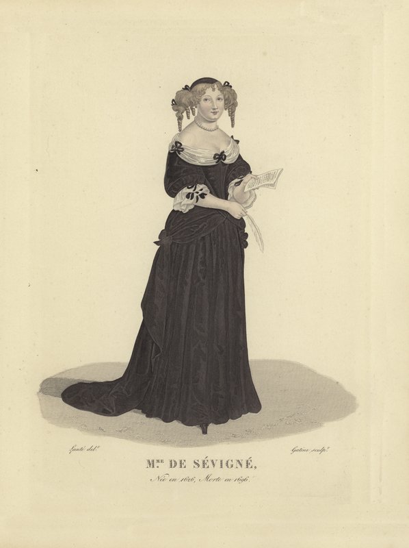 Madame de Sevigne, fransk forfatter af French School