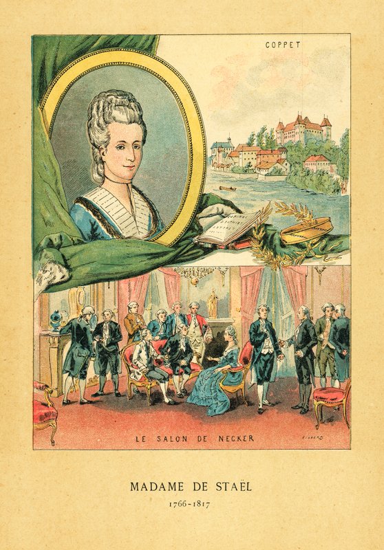 Madame de Stael af French School