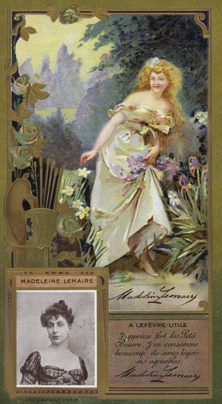 Madeleine Lemaire, fransk maler (chromolitho) af French School