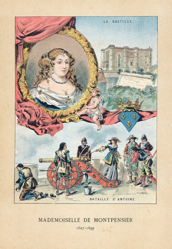 Mademoiselle de Montpensier af French School