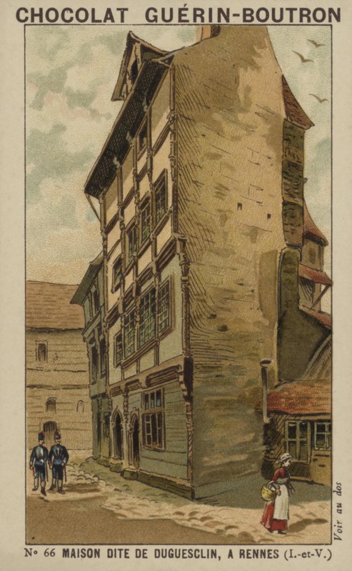 Hus kaldet Duguesclin, i Rennes, Ille-et-Vilaine af French School