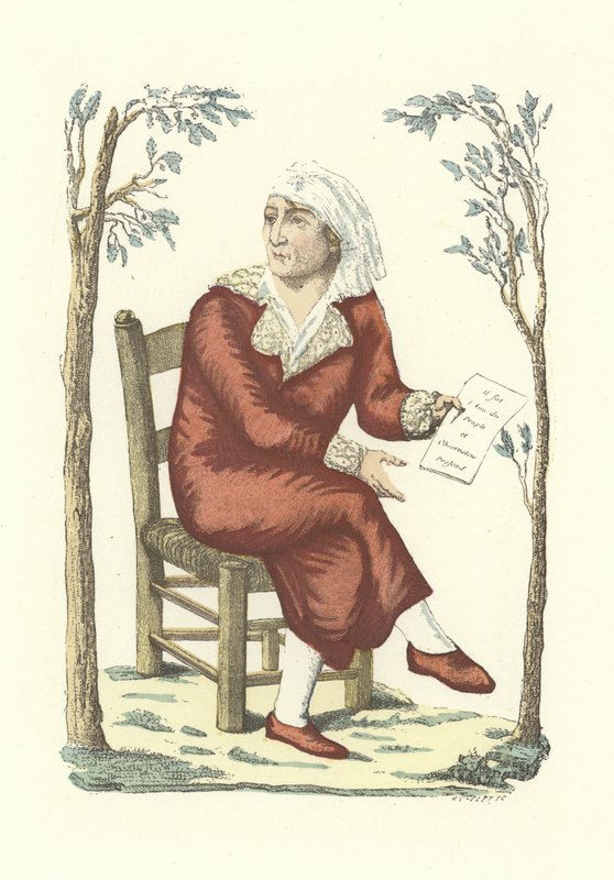 Marat i morgenkåbe af French School