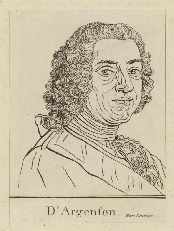 Marc-Pierre de Voyer de Paulmy dArgenson, fransk statsmand af French School