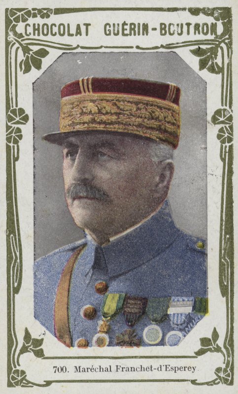 Marechal Franchet-dEsperey (farvet foto) af French School
