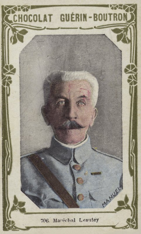 Marechal Lyautey (farvet foto) af French School