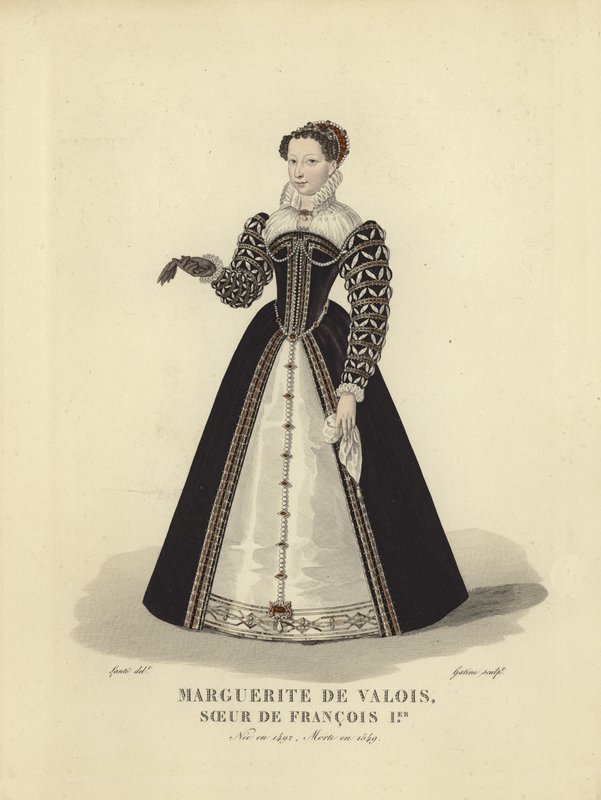 Marguerite af Navarra, søster til kong Frans I af Frankrig af French School