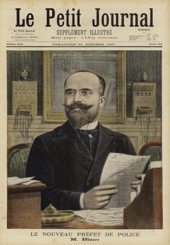 Marie-Charles Blanc, den nye politipræfekt i Paris, 1897 af French School