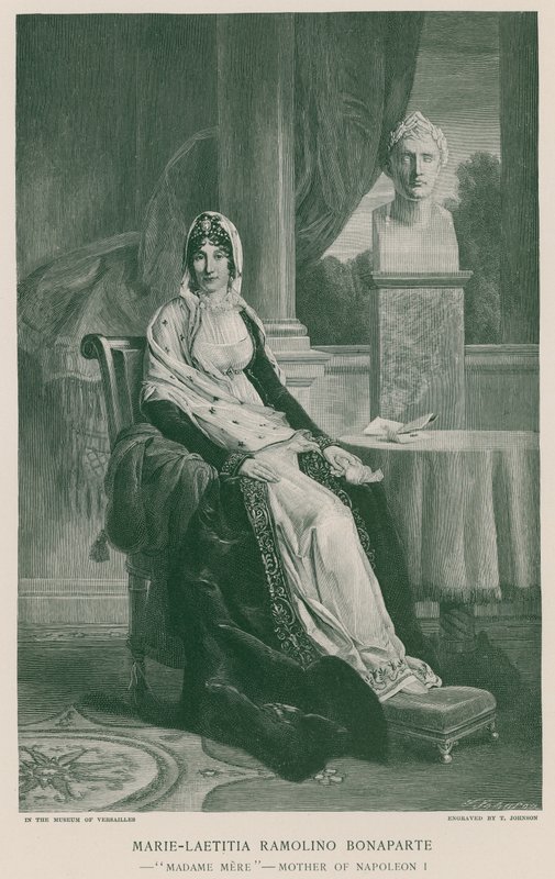 Marie-Laetitia Ramolino Bonaparte af French School