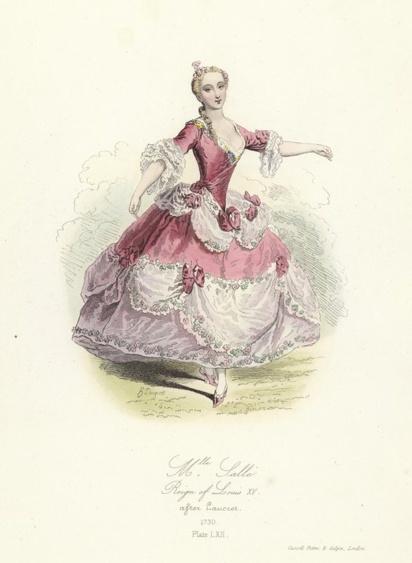 Marie Salle, fransk danserinde; Ludvig XV