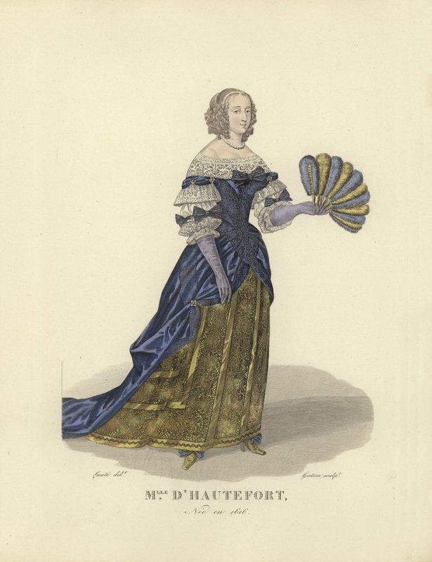 Marie de Hautefort, favorit hos kong Ludvig XIII af Frankrig af French School