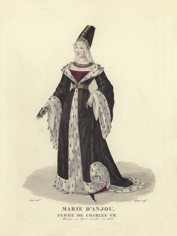 Marie af Anjou, kone til kong Charles VII af Frankrig af French School