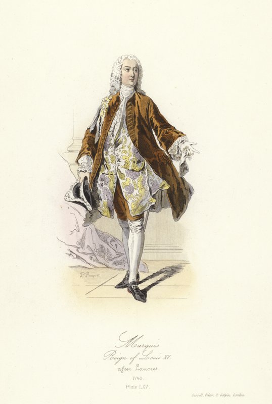 Marquis, regeringstid af Ludvig XV af Frankrig af French School