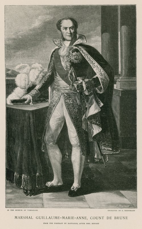 Marskal Guillaume-Marie-Anne, greve af Brune af French School