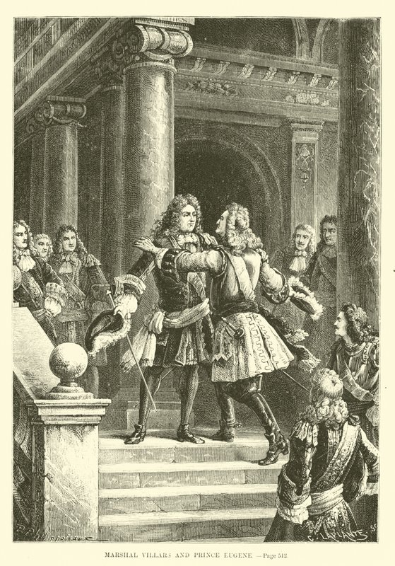 Marshal Villars og Prins Eugene af French School