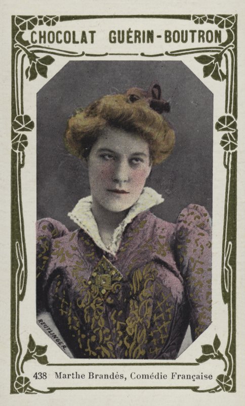 Marthe Brandes, Comedie Francaise (farvet foto) af French School