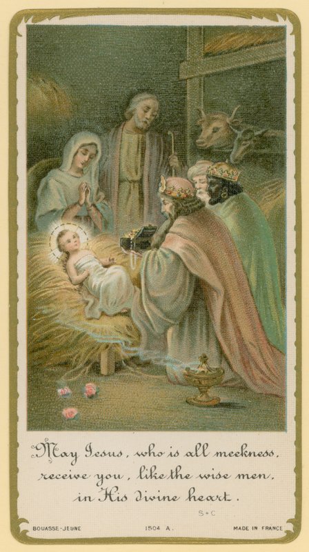 Maria Jesus, som er al ydmyghed, tager imod jer, ligesom de vise mænd, i sit guddommelige hjerte af French School
