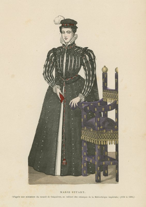Mary, Queen of Scots  af French School