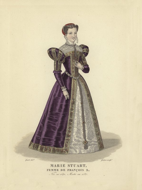Mary Stuart, hustru til kong Frans II af Frankrig af French School