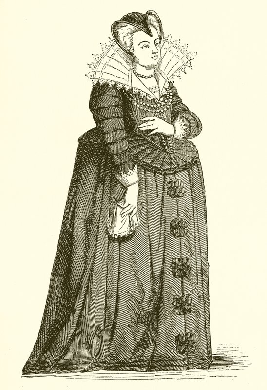 Mary de Medici som enke af French School
