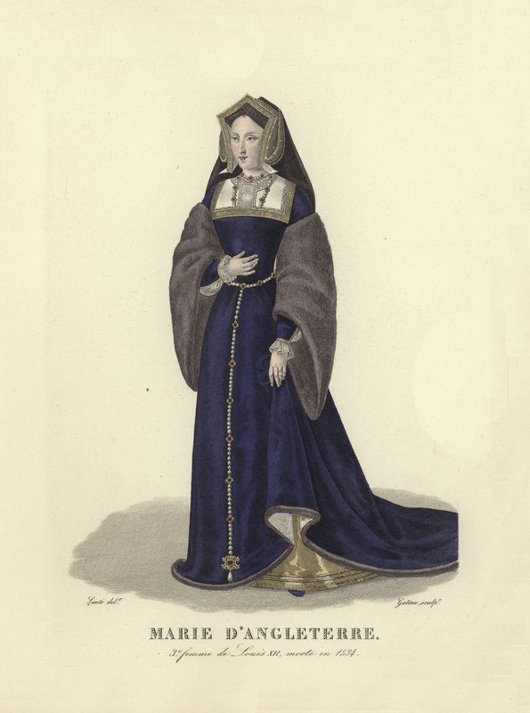 Mary af England, tredje kone til kong Ludvig XII af Frankrig af French School