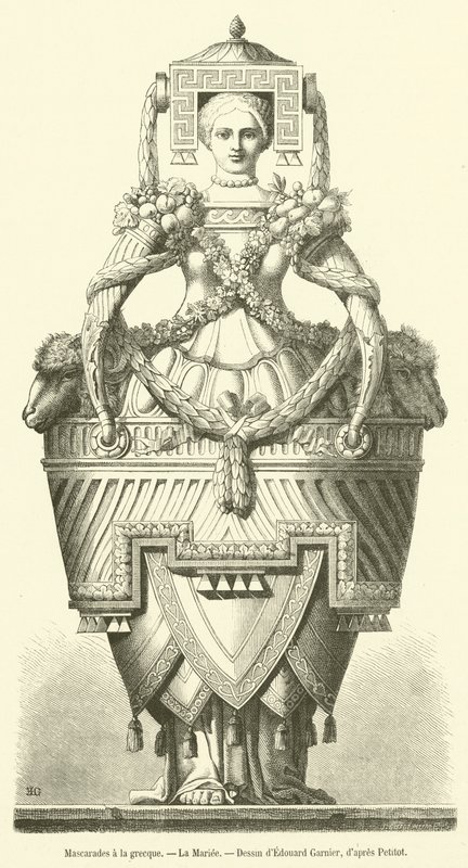 Græske maskerader, La Mariee (gravering) af French School