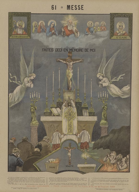 Masse (farve litho) af French School