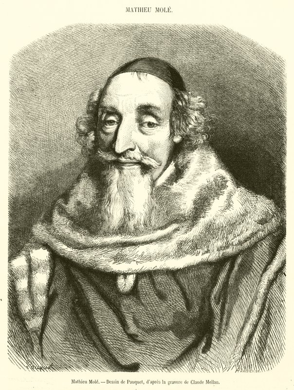 Mathieu Mole (gravering) af French School