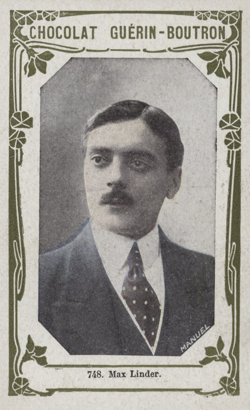 Max Linder (farvet foto) af French School