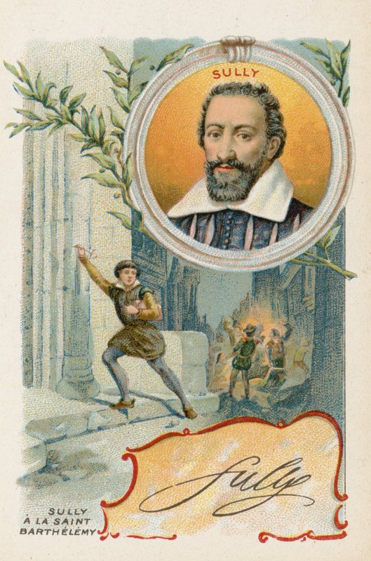 Maximilien de Bethune, hertug af Sully, fransk huguenotsoldat og statsmand af French School