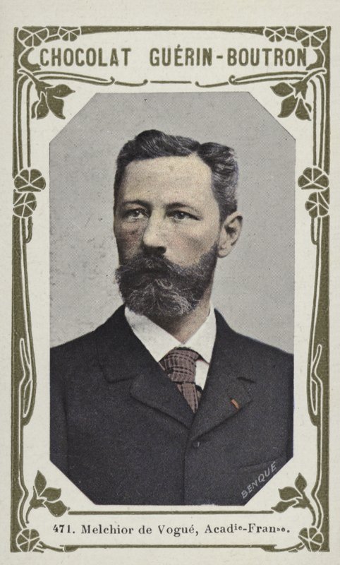 Melchior de Vogue, Academie-Francaise (farvet foto) af French School
