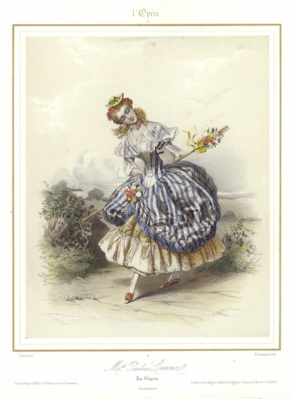 Miss Pauline Leroux i Pas Villageois de lOpera af French School
