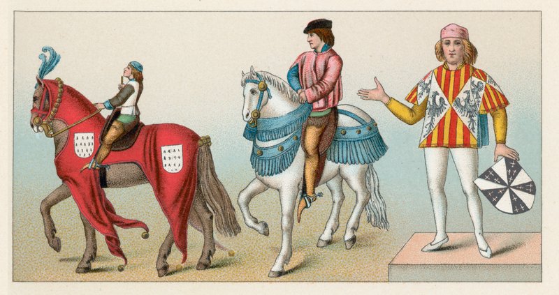 Middelalderdragt af French School