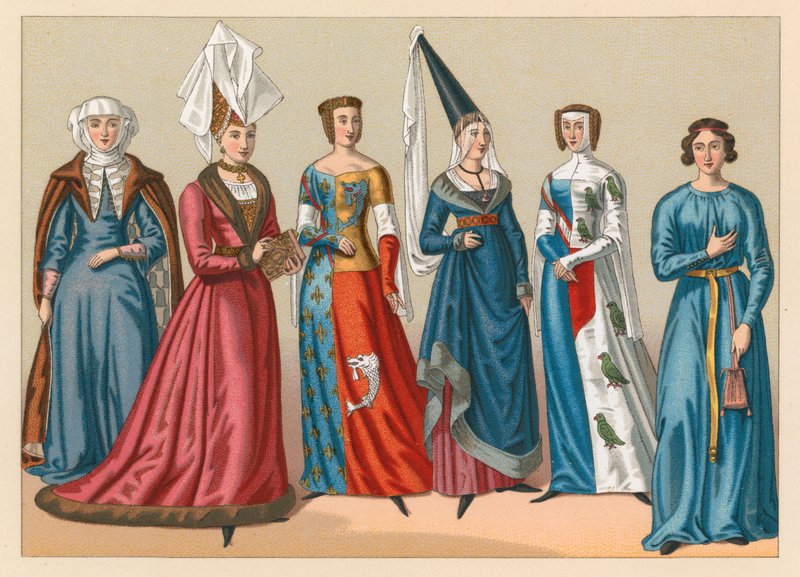 Middelalderdragt af French School