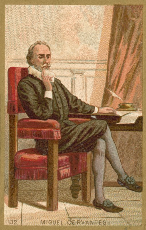 Miguel de Cervantes, spansk romanforfatter, digter og dramatiker af French School