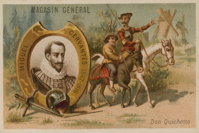 Miguel de Cervantes, spansk romanforfatter, digter og dramatiker af French School
