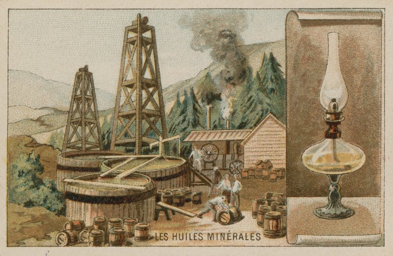 Mineralske olier af French School