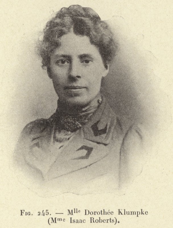 Ms. Dorothee Klumpke (Mrs. Isaac Roberts) (gravering) af French School