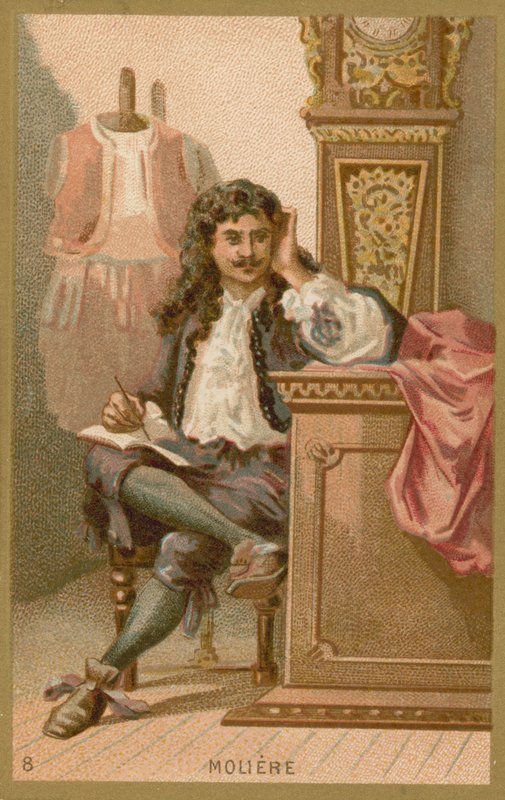 Moliere, fransk dramatiker og skuespiller af French School