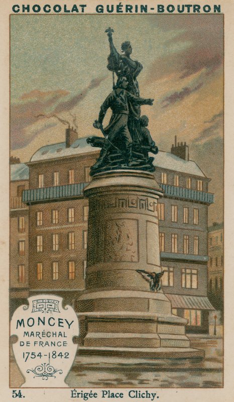 Moncey, marskal af Frankrig, 1754-1842, opført Place Clichy af French School
