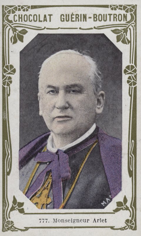 Monseigneur Arlet (farvet foto) af French School