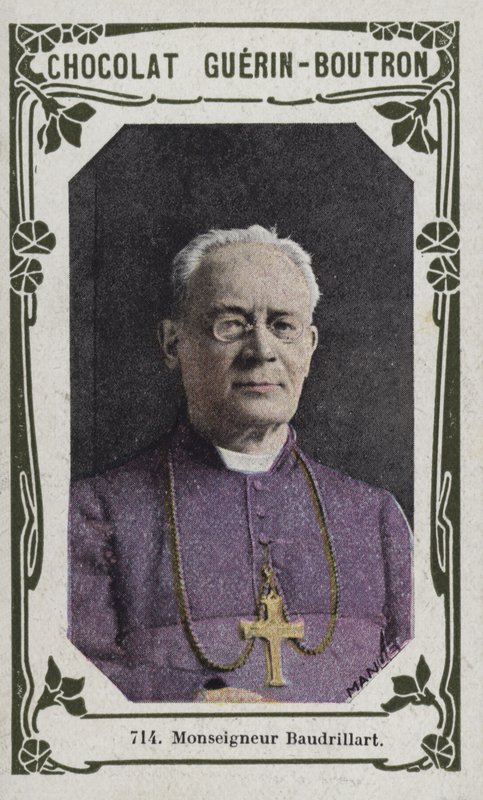 Monseigneur Baudrillart (farvet foto) af French School