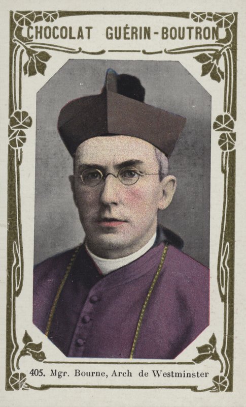 Monseigneur Bourne, Arch de Westminster (farvet foto) af French School