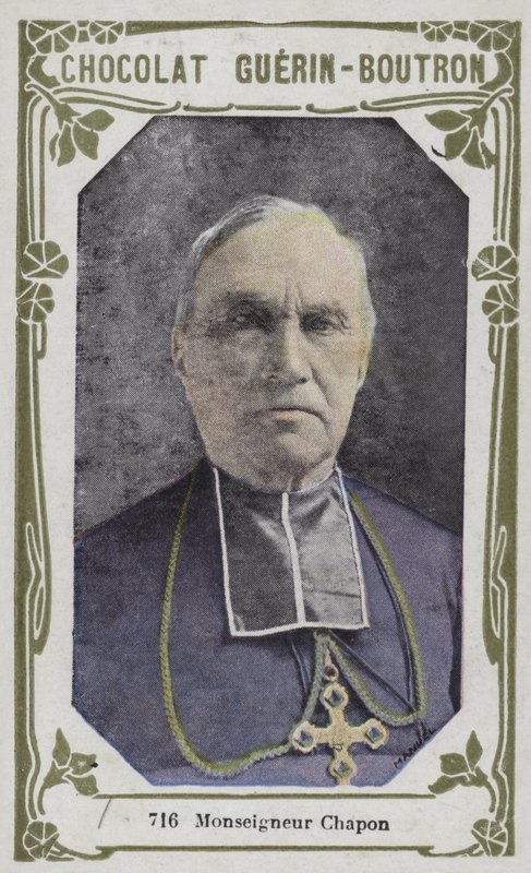 Monsignor Chapon (farvet foto) af French School