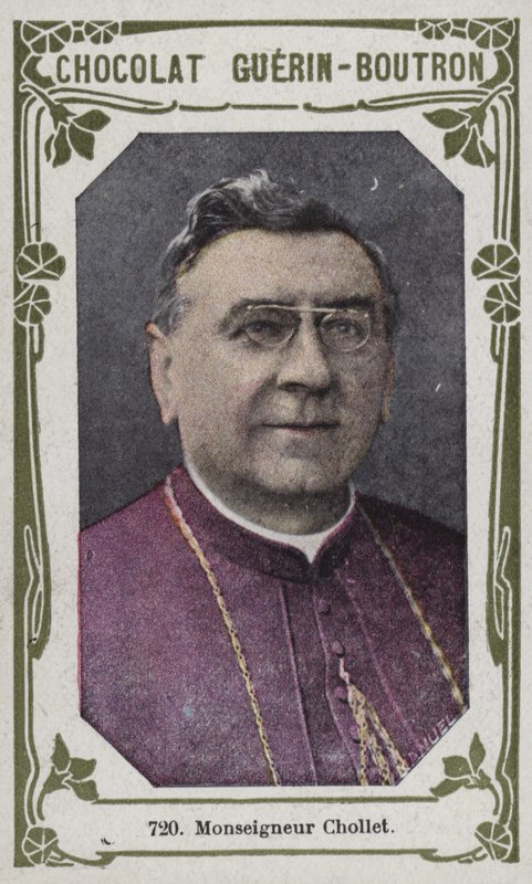 Monsignor Chollet (farvet foto) af French School