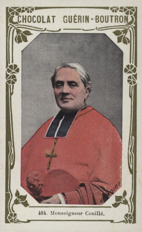 Monsignor Couille (farvet foto) af French School