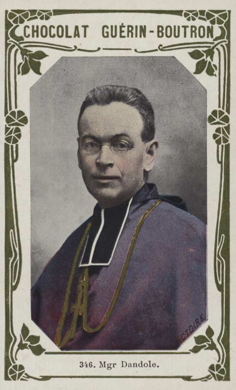 Monsignor Dandole (farvet foto) af French School