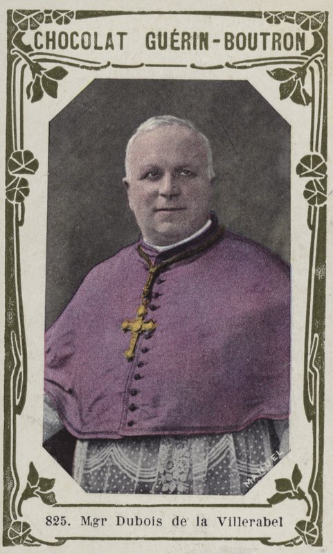 Monsignor Dubois de la Villerabel (farvet foto) af French School