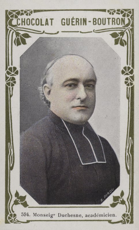 Monseigneur Duchesne, academicien (farvet foto) af French School