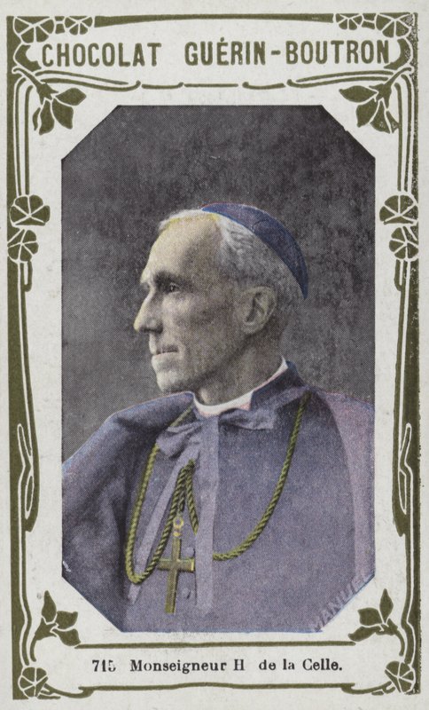Monsignor H de la Celle (farvet foto) af French School