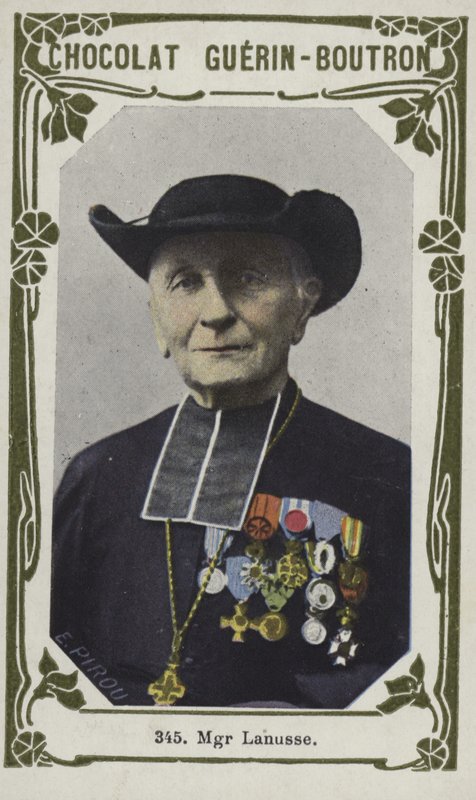 Monseigneur Lanusse (farvet foto) af French School